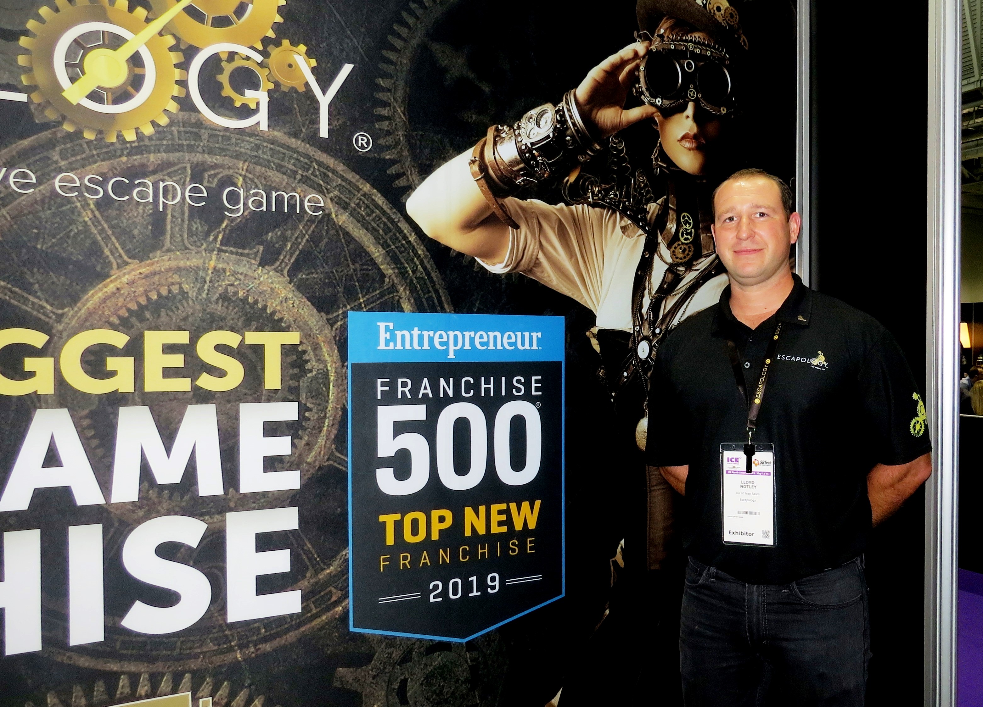Lloyd Notley, Director of Franchise Sales at Escapology.