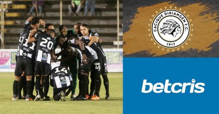 Betcris continues to support the Nicaraguan Cacique Diriangen FC soccer team