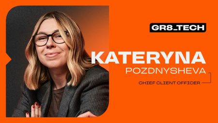 Kateryna Pozdnysheva (GR8_TECH). A long-term, trustable partner offering speed, stability, and a new front-end technology