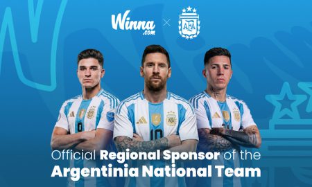 Winna.com Named Official Regional Sponsor of the Argentina National Football Team