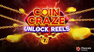 Open the locked rows and start winning in ‘CoinCraze: Unlock Reels,’ new online slot by Mancala Gaming
