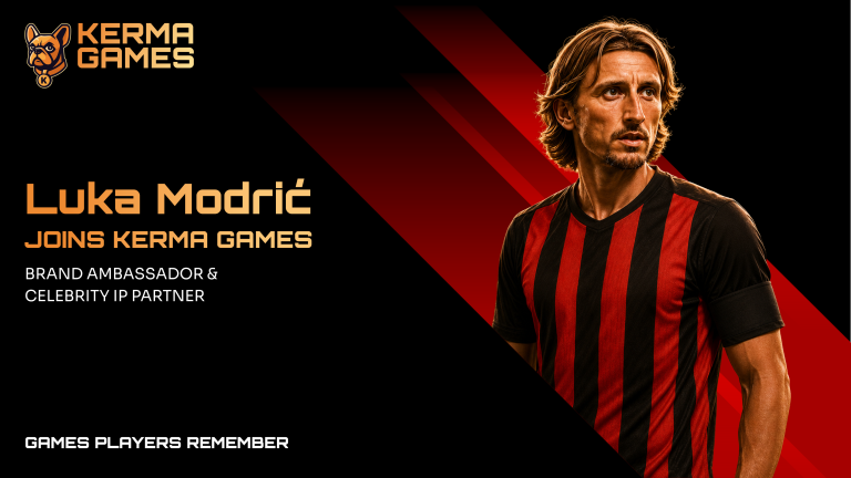 Kerma Games signs Luka Modrić as brand ambassador and celebrity IP partner