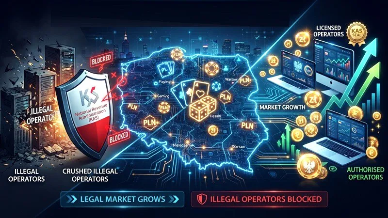The online casino segment in this jurisdiction still faces challenges, but the reduction in its estimated unlicensed share
