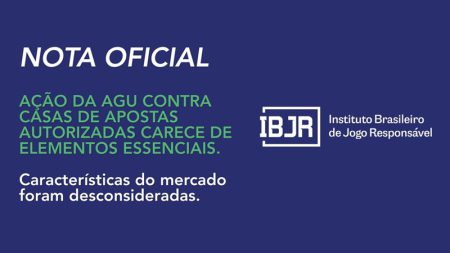 Brasil: O IBJR rejeita ação judicial da Advocacia-Geral da União contra bets