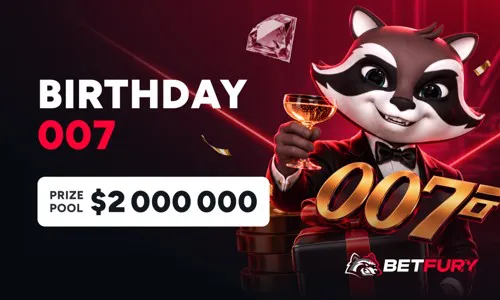 BetFury celebrates seven years with Birthday 007, a spy-themed anniversary campaign featuring million in prizes
