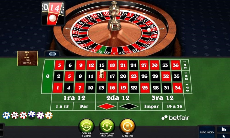 Jugar a la Ruleta online en Sportium Casino