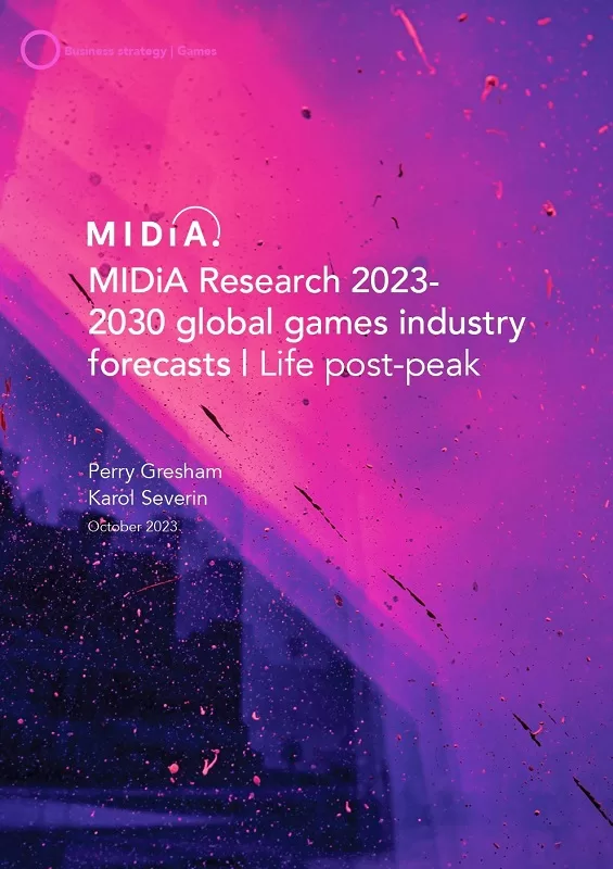 Midia Research analyzed the video games industry revenue.