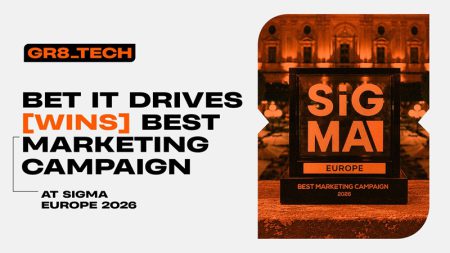 Bet It Drives, by GR8_TECH, won ‘Best Marketing Campaign’ at the SiGMA Europe Awards 2026