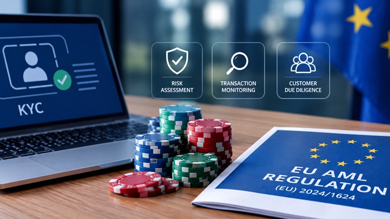 EU gambling operators face new AML rules from July 10th, 2027, with €2,000 due diligence threshold